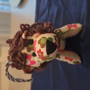 Floral Lion Christmas Ornament